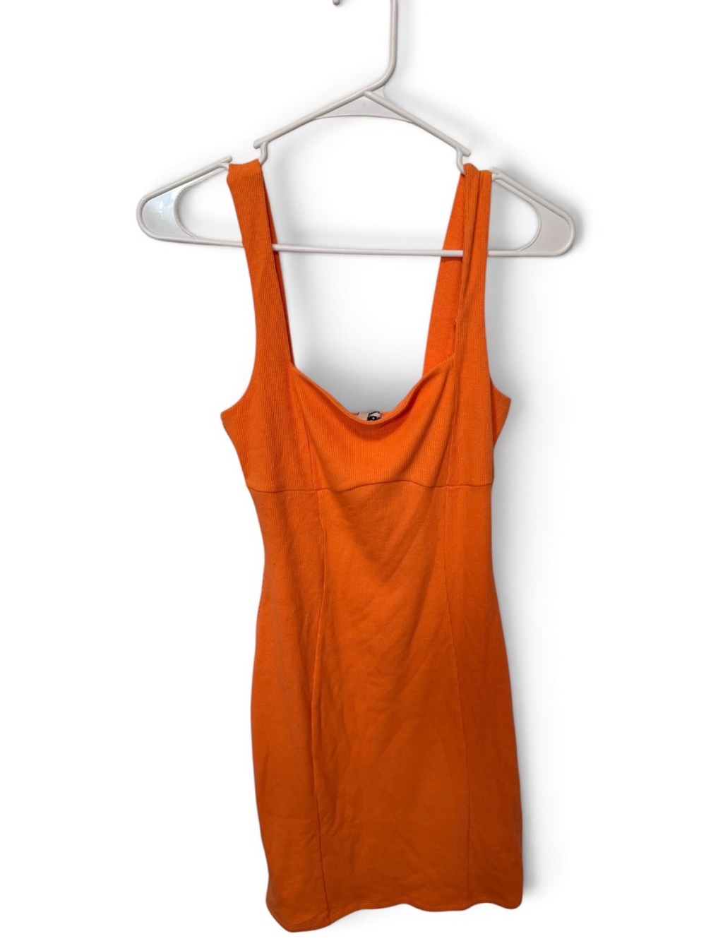 Fashion Nova Orange Tank Mini Dress